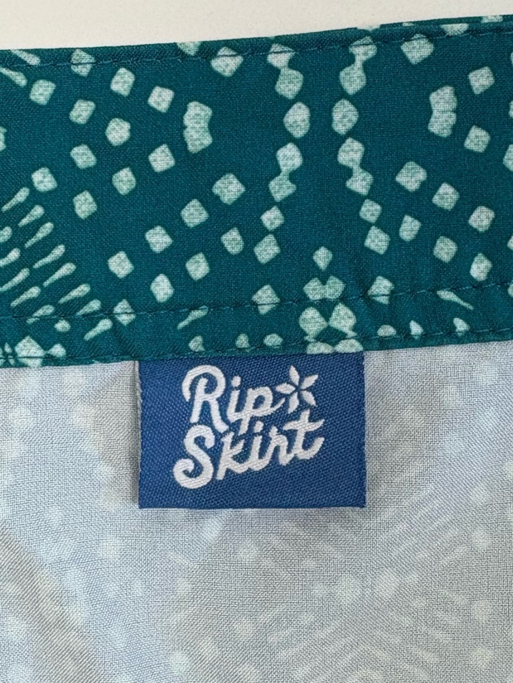 RipSkirt Hawaii XL Playa Ocean Teal Adjustable Wrap Mini Cover Up Hidden Pocket - Picture 2 of 6
